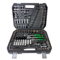 150-Piece Black Socket Wrench Set with 72-Tooth Bent Handle Ratchet - Hot Selling Mechanical Tool