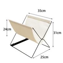 Open Design Storage Basket Foldable Clutter Organizer Nordic Bags Storage Racks  Home Decor