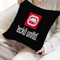 Ecko Unltd Rhino Logo Pillow Anime Pillow Sofa Bed Head Pillow Cover Cushion Cover 45X45 Cm Fashion Peach skin 18*18(CM)-1Pcs