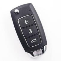 Modern KD Sub-Machine Car Key Shell for Elantra Model A28, Compatible with MAX Machine and VVDI Key Shell Hyundai Folding Sub-key (without Key Blade)