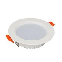 LED įleidžiamas šviestuvas AC220V 3W 5W 7W 9W 12W 18W Be drajverio Lubų dekoravimo prožektorius Įleidžiamas SMD šviestuvas Baltas/Juodas Įleidžiamas šviestuvas 3W 220V&Warm White