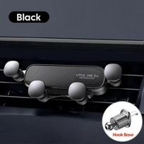 2024 New 360° Rotation Gravity Car Phone Holder Air Vent Clip Navigation Stand Telescopic Air Outlet Phone Support for 4.7-7 inc