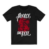 Pierce the Veil Juoda medvilninė unisex marškinėlių visų dydžių BL139 M