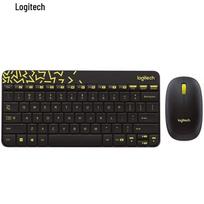 Logitech MK240 Nano Kompaktiškas Belaidis Klaviatūros ir Pelės Rinkinys MK240 Ultra-Long Battery Life juoda