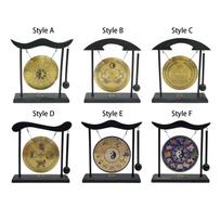 Art Brass Feng Shui Desktop Gong for Home, Office, Table Decor, Collectible Figurines Style F
