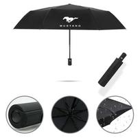 Car Sticker Automatic Umbrella Rain Wind Resistant Umbrella Portable Anti-UV Sun Umbrella For Ford Mustang GT SHELBY Auto Access juoda
