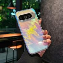 Compatible with Google Pixel 10A and 9ProXL, Glossy Color-Plated Magnetic Protective Phone Case Google 10A