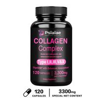 Premium compound collagen capsules, containing hydrolyzed collagen peptide extract, 3300 mg, suitable for adults. 120*1
