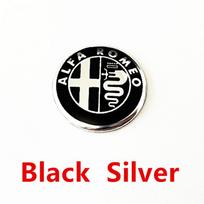 5 vnt. 14 mm automobilio rakto pakabuko korpuso mygtukas Raktas Logotipas Lipdukas Ženklelis Emblema Decal Simbolis Ženklinimas Alfa Romeo 147 156 159 166 Mito black