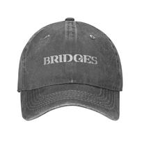 Bridges Death Stranding Logotipas Vyrams Moterims Beisbolo Kepuraitė Vaizdo Žaidimas Nusidėvėjęs Skalbtas Atsitiktinis Lauko Bėgimas Golfas Dovana Snapback Kepuraitė Adjustable gray