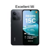 Išmanusis telefonas - XIAOMI - Redmi 15C - 4G - 4GB RAM - 128GB ROM - Juodas - IP64 - Labai gera būklė