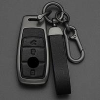 Lydinio stiliaus automobilio rakto dėklas viršelis apvalkalas Mercedes Benz A C E S G klasės GLC CLE CLA W177 W205 W213 W222 X167 AMG apsaugos laikiklis