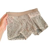 Boxer Underwear Elastic Mid-rise U-Convex Thin Perspective Shorts Briefs Leopard Print Sleeping Underwear Daily Wear 3XL
