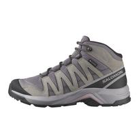Hiking Trekking Shoes RECON MID WP WOMEN Adventure Recon Mid L47753400 Size [Salomon] X-ADVENTURE (X Gore-Tex) Men's 24.5 Excalibur/Gull/Nirvana