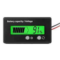 Battery Testers Battery Gauge Voltage Meter Battery Capacity Gauge  Percentage Display Double Button