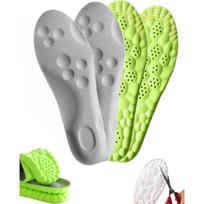 2 Pairs 4D Cloud Insoles for Women and Men, Super Soft Massage Memory Foam Insoles,Arch Support Foot, Pain Relief Plantar Fasciitis Insoles