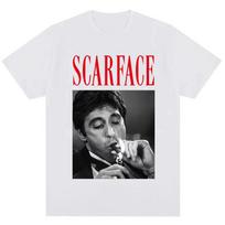 Scarface Filmo Al Pacino Tos Pačios Stiliaus Marškinėliai, Unisex Retro Hip Hop Laisvi Medvilniniai Kasdieniai Gatvės Stiliaus Mados Marškinėliai 4XL