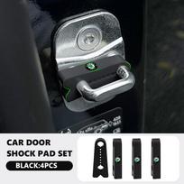 VAN4 Car Door Latch Shock Absorption Cushion Auto Door Lock Protector Accessories For Skoda octavia a5 a4 mk1 2 fabia superb rapid