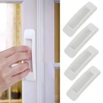 4PCS Self-Stick Instant Cabinet Drawer Handle Multipurpose Cabinet Knobs Helper Kitchen Cabinet Sliding Door Window Handle balta