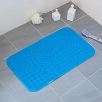 NEW Bath Mat 36x71cm Suction Cup Safety Shower Bathtub Mats Non Slip Bathroom Floor Mat PVC  Waterproof Massage Foot Pad mėlyna