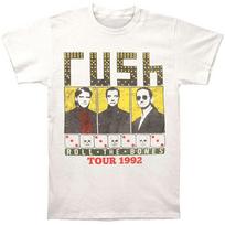 RUSH Roll The Bones 1992 m. Turo marškinėliai Balti A273 Unisex T-shirt S