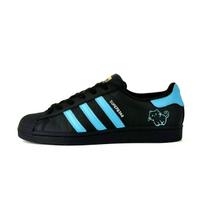 Adidas Originals Superstar Blue Tone Snug Cat Abrasion Resistant Lightweight Low top Skateboard Shoes Unisex Black EG4959(Team1845v) 35½
