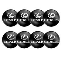 AARN1 8/12Pcs Car Logo Door Shock Absorbing Pad Gasket Sticker For Lexus UX RX300 LX470 NX300 ES300h IS300h GS300 IS350 IS200 NX GX460