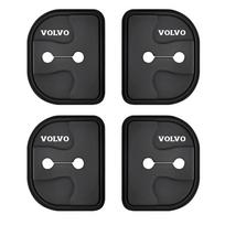 AABAJ1 4PCS Car Door Shock Absorber Car Door Lock Protector Silicone Latches Cover Accessries For Volvo XC90 C30 T6 S60 C70 XC40 V40