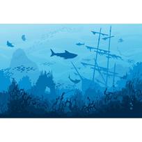 Underwater Fantasy Photo Booth Backdrop Coral Reef Mermaid Party Cosplay Birthday Adult Kids Portrait Background For Photographs Vinyl 60x40cm