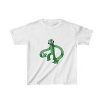 Rainbow Friends Green Monster Toddler Tee, YouTube Cartoon Shirt 120