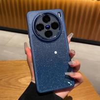 Luxury Glitter Magnetic Ring Stand Phone Case For VIVO X200 X100 Ultra S Pro Mini Y39 Y29 Y19 Y78 Y58 Y38 Y28 Y18 S 4G 5G Cover vivo X200 Pro mėlyna