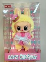 LABUBU Genuine Popmart Checkmate Series Doll Keyring