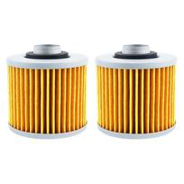 Motorcycle Oil Filter for Yamaha XT250 XT400 XT500 XT550 XT600 Tenere XT600E/Z XT660 XT660R/X/Z MT03 TT250 TT500 TT600 TT600R Yellow-2 pcs