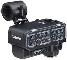 TASCAM Analog Interface Kit XLR MIC Adapter for DSLR CA-XLR2d-AN (Black) juoda