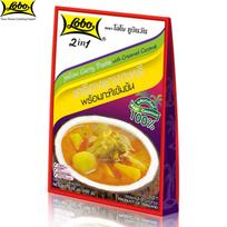 Lobo geltona kario pasta su kokosų kremu, be pridėto MSG, dažiklių ar konservantų / Pagamina 2-3 porcijas, Tailando maistas, 100 g 100 g