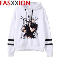 Hot Japanese Anime Tokyo Ghoul Hoodies Unisex Kawaii Cartoon Kaneki Ken Graphic Streetwear Harajuku Tops Unisex Sweatshirts Unisex Unisex Hoodie L