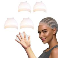 HD Wig Cap 4PCS Invisible and Sheer Breathable Hair Net for Wig Ultra-Thin Stretchy Stocking Caps HD Transparent Wig Caps for Women 4PC