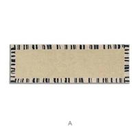 Rug for Bedroom Bedside Floor Mat Long Carpet Beige Minimalist Striped Home Decoration Rugs Living Room Carpets Soft Fluffy 50x120cm