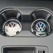 2 vnt. automobilio puodelių padėkliukai nuo slydimo, skirti VW Volkswagen GTI Polo Golf Passat Tiguan Arteon Touareg Taigo Caddy