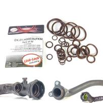 32PCS FKM Viton OK.01.H0003S Engine coolant pipe/Water hose O-Ring Kit 11537590575 07141696931 11427590576 for BMW N55 F10 F11