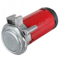 12V 150DB Automotive Electrical Horn Air Pump Horn Air Compressor Horn Red Silver Motor Loud Compressor For Truck Van Lorry Boat raudona