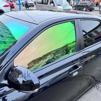 50cm x152/300/600cm Žalias Chameleonas VLT 63% Priekinio stiklo plėvelė Automobilio šoninio stiklo apsauga Saulės stogo tamsinimo plėvelė Atspari UV spinduliams 50cm x100cm