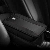LAX4 Aukštos kokybės odinės automobilio porankių dangteliai Automobilio sėdynių porankių laikymo apsauginis paminkštinimas Skoda Octavia A5 A7 RS Fabia Superb juoda