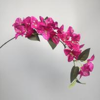 1PC Realistic Artificial Flowers Fake Silk UV Resistant Silk Bougainvillea Climbing Plant 80cm Long Trailing Fake Flower Branch