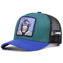 Eyez On Me besišypsantis beždžionės animacinis stiliaus beisbolo kepuraitė Aukštos kokybės Hip Hop lauko tinklelio kepuraitė Kepurė nuo saulės Kvėpuojanti Trucker kepuraitė Adjustable