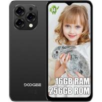 Atnaujintas - DOOGEE N55 Pro Telefonas Nešiojamas 16GB + 256GB / 1 TB 6,56  HD+ 90 Hz 5150 mAh Android 14 13 MP Išmanusis telefonas 4G Dvi SIM kortelės / NFC / OTG / GPS Juodas