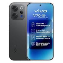 Išmanusis telefonas Vivo V70 5G Juodas 12GB 512GB - Itin plonas 7,4 mm - ZEISS 50 MP kamera - 6500 mAh baterija - IP68 IP69