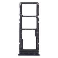 Skirta Tecno Spark 5 Air KD6a SIM kortelės dėklui + SIM kortelės dėklui + mikro SD kortelės dėklui juoda