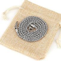 Necklace Stainless Steel Keel Chain Hip Hop Personalized Flower Basket Chain Necklace Diy 16 inches/40.64 cm juoda