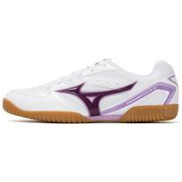 Mizuno Crossmatch Plio RX 4 Comfortable Shock Absorbing Durable Breathable Low Top Training Shoes Unisex Sneakers White Purple 81GA183042 43